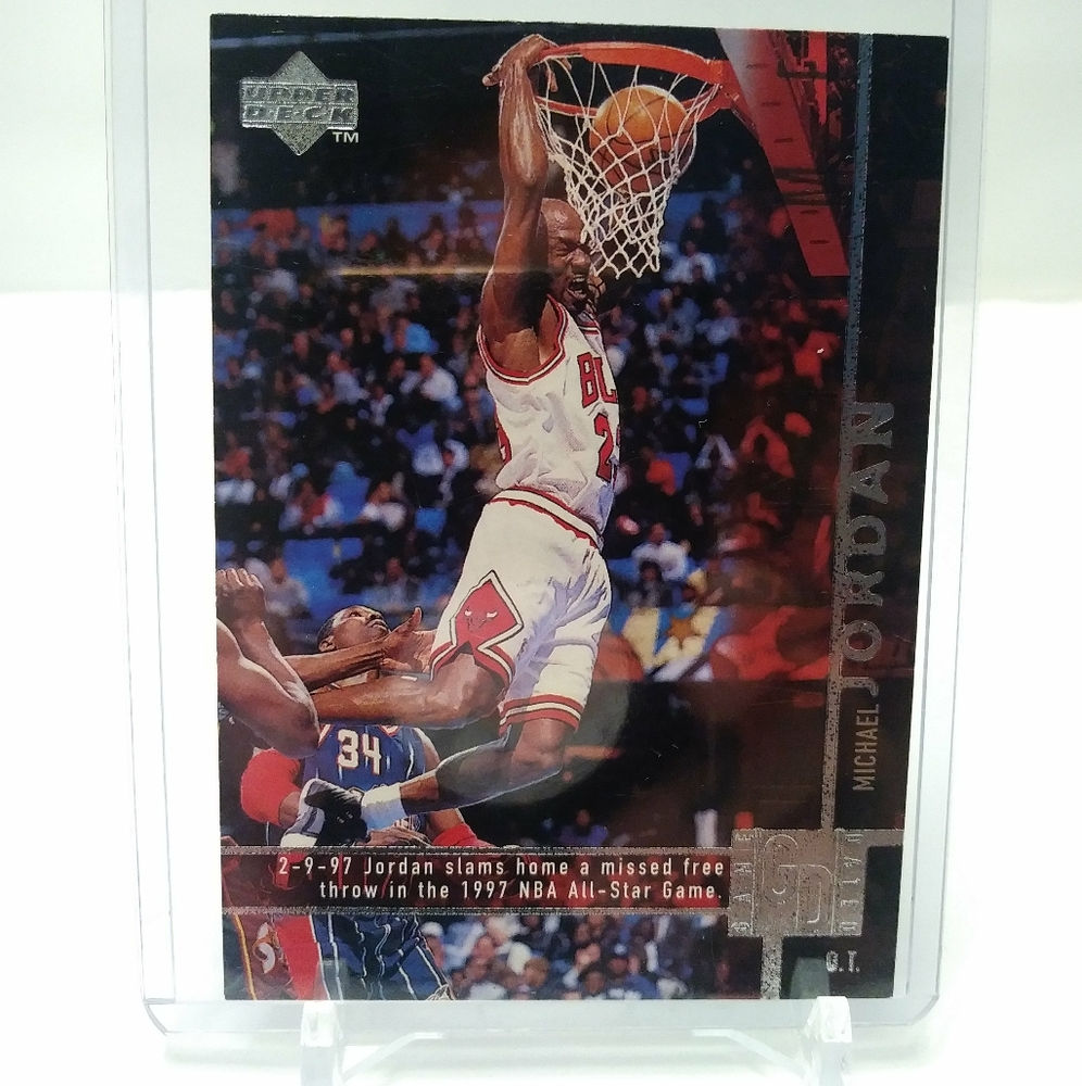 1997’-1998’ Upper Deck Michael Jordan Dated “Overtime” parallel (#316) Mint